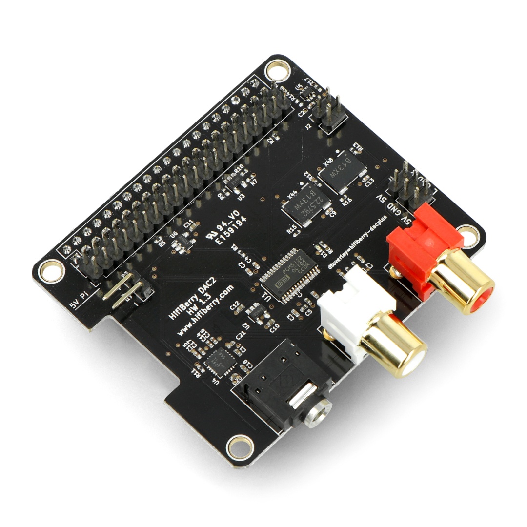 HiFiBerry DAC2 Pro - karta dźwiękowa dla Raspberry Pi 4B/3B+/3B